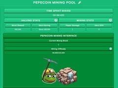 Гульня Pepecoin Miner Idle Simulator