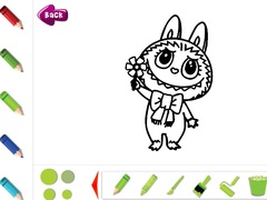 Гульня Labubu Coloring Pages