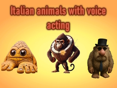 Гульня Italian animals with voice acting