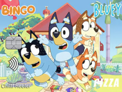 Гульня Jigsaw Puzzle: Bluey Credit Card