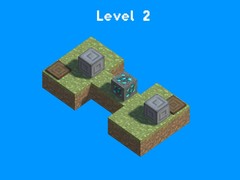 Гульня Block Pusher Voxel World 3D