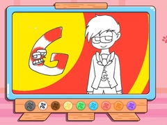 Гульня Coloring Book: Alphabet Lore G