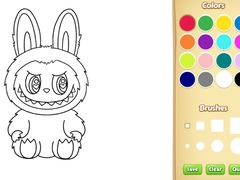 Гульня Labubu Coloring Book
