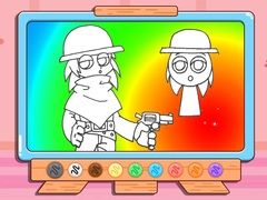 Гульня Coloring Book: Sprunki Tunner
