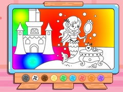 Гульня Coloring Book: Mermaid Makeup