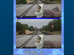 Гульня Skibidi Toilet Five Difference 2