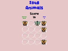Гульня 2048 Animals