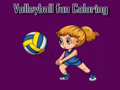 Гульня Volleyball Fun Coloring
