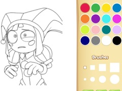 Гульня Pomni Coloring Book For Kids