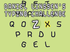 Гульня Daniel Linssen’s Typing Challenge