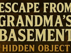 Гульня Escape From Grandma's Basement Hidden Object