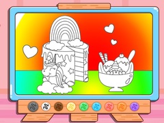 Гульня Coloring Book: Unicorn Chef