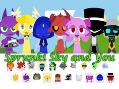 Гульня Sprunki Sky and You