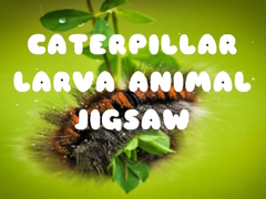 Гульня Caterpillar Larva Animal Jigsaw