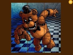 Гульня Fnaf Freddy Sliding Puzzle