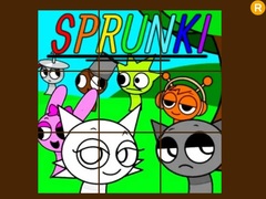 Гульня Sprunki Sliding Puzzle