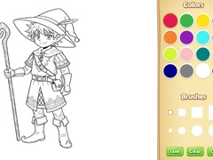 Гульня Elf Coloring Book