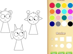 Гульня Sprunki Coloring Pages