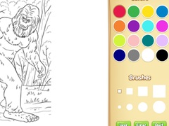 Гульня Bigfoot Coloring Book