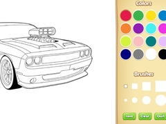 Гульня Car Coloring Book