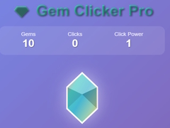 Гульня Gem clicker pro