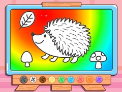 Гульня Coloring Book: Hedgehog