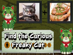 Гульня Find the Curious Freaky Cat