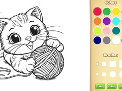 Гульня Cat Coloring Book