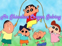 Гульня Mr Shinchan Crayon Solving