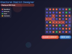 Гульня Gerrymandering Master
