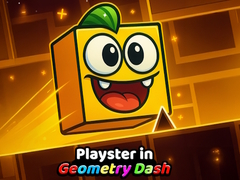 Гульня Playster in Geometry Dash
