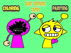 Гульня Coloring Baby Sprunk tapes Painting