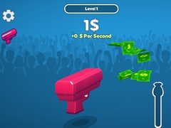 Гульня Money Gun Clicker