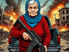 Гульня Grandma with machine-gun: Apocalypsis