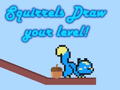Гульня Squirrels Draw your level!
