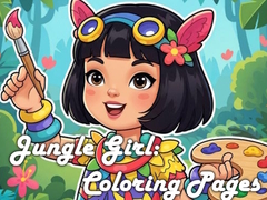 Гульня Jungle Girl: Coloring Pages