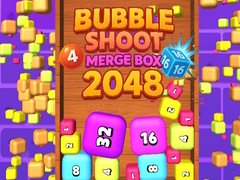 Гульня Bubble Shoot Merge Box 2048