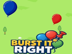 Гульня Burst It Right