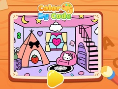 Гульня Color By Code: Hello Kitty Room Decor