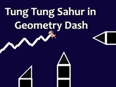 Гульня Tung Tung Sahur in Geometry Dash