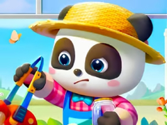 Гульня Jigsaw Puzzle: Baby Panda Little Farmer