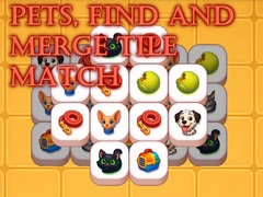 Гульня Pets, Find and Merge Tile Match