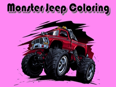 Гульня Monster Jeep Coloring
