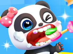 Гульня Jigsaw Puzzle: Baby Panda Teeth Health