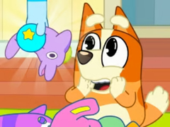 Гульня Jigsaw Puzzle: Bluey Toy Claw Machine