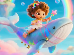 Гульня Jigsaw Puzzle: Whale In Clouds