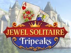 Гульня Jewel Solitaire TriPeaks