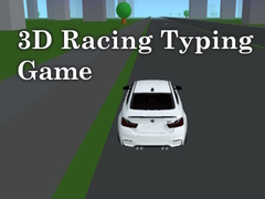 Гульня 3D Racing Typing Game