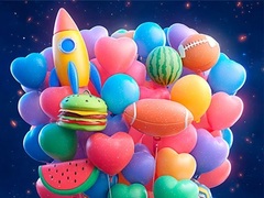 Гульня Merge 3D - Match 3 Balloons