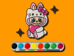 Гульня Labubu Coloring Adventure